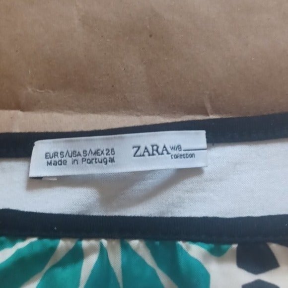 ZARA Printed  Blouse Shirt, S - Picture 5 of 6